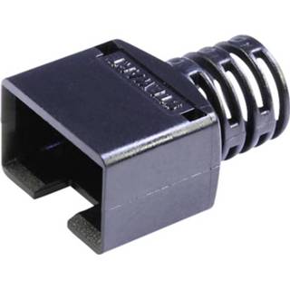 👉 F-connector zwart Antikniktule voor stekkers afgeschermd Stekker, recht Aantal polen: 8P8C 361010-SRX-260-A108 BEL Stewart Connectors 1 stuks 2050002291676