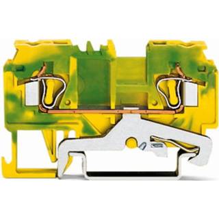👉 Groen geel Aardingsklem 5 mm Veerklem Toewijzing: Terre Groen-geel WAGO 880-907 100 stuks 4045454121167
