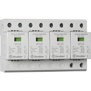 👉 Overspanningsbeveiliging Finder 7P0582601025 7P.05.8.260.1025 Overspanningsafleider voor: Verdeelkast 30 kA 8012823350226