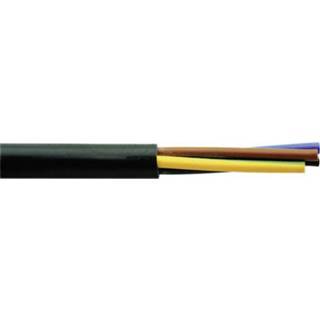 Faber Kabel 050100 GeÃ¯soleerde kabel H05RR-F 4 G 1 mmÂ² Zwart Per meter