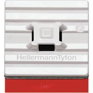 Sokkel wit Bevestigingssokkel Zelfklevend flexibele HellermannTyton 151-01528 FMB4APT-I-PA66HS-WH 1 stuks 4031026543710