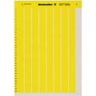 👉 Labelprinter Montagemethode: Plakken Markeringsvlak: 18 x 6 mm Geel Weidmüller LM MT300 18X6,5 GE 1749321687 Aantal markeringen: 2900 10 stuks