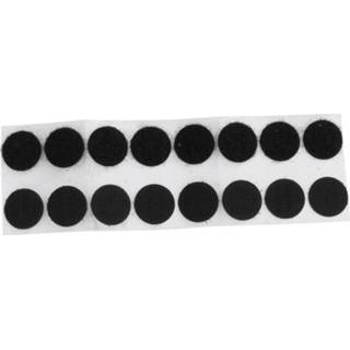 👉 Klittenband zwart TRU COMPONENTS punten om vast te plakken Haak- en lusdeel (Ã) 19 mm 8 stuks 2050004953510