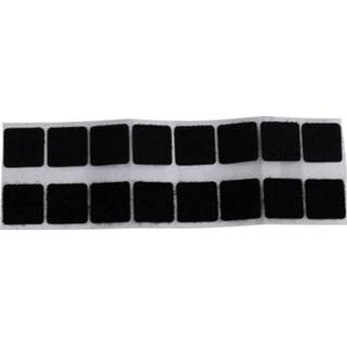 👉 Klittenband zwart TRU COMPONENTS vierkanten om vast te plakken Haak- en lusdeel (l x b) 20 mm 4 paar 2050004953640