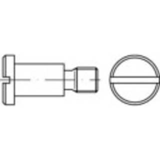 👉 Platkopschroeven M8 20 mm Sleuf DIN 923 RVS 100 stuks TOOLCRAFT 1063139
