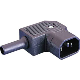👉 Apparaatstekker zwart PE C14 Serie (connectoren) PX Stekker, recht Totaal aantal polen: 2 + 10 A Bulgin PX0686/SE 1 stuks 2050000608230