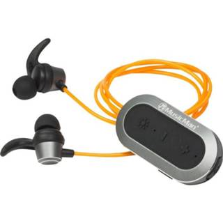 👉 Sport oordopje oranje zwart Technaxx BT-X32 Bluetooth Oordopjes In Ear Headset, Volumeregeling, Waterbestendig Oranje, 4260358121802