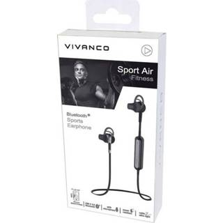 👉 Headset zwart Vivanco SPORT AIR FITNESS Bluetooth stereo Bestand tegen zweet 4008928389203