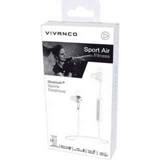👉 Headset wit Vivanco SPORT AIR FITNESS W Bluetooth stereo Bestand tegen zweet 4008928389210