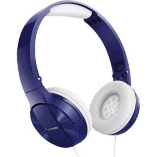 👉 Blauw Pioneer SE-MJ503-L Oordopjes On Ear Vouwbaar 4573243090177