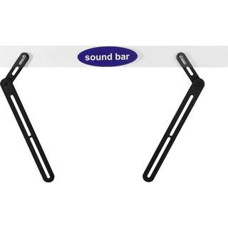 Soundbarbeugel zwart SpeaKa Professional Easy Soundbar-beugel Zwenkbaar 1 paar 4016138915891