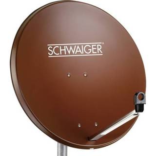👉 Satellietschotel steenrood staal Schwaiger SPI996.2 80 cm Reflectormateriaal: 4004005009927