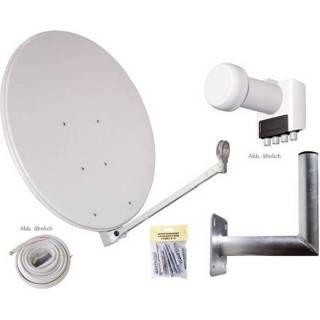 👉 Satellietset zonder receiver 4 AllVision SAH-S 4000/80-QUAD Set 80 cm 4250370204386