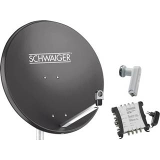 👉 Satellietset zonder receiver 8 Schwaiger SPI9961SET6 80 cm 4004005113013