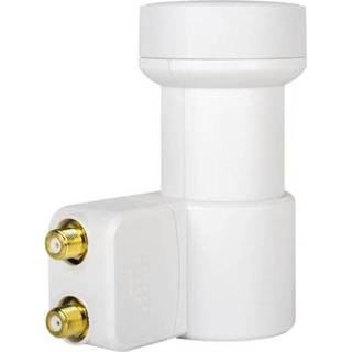 Twin lnb MegaSat HD-Profi Aantal gebruikers: 2 Feed-opname: 40 mm vergulden aansluiting, Weerbestendig 4046173101195