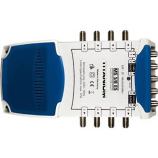 👉 Multiswitch MS Smart 5/8 ES Satelliet Ingangen (satelliet): 5 (4 / 1 terrestrisch) Aantal gebruikers: 8 geschikt voor Quad LNB 4056742000682