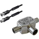 👉 Antenne zwart BKL Electronic Antenne, Satelliet Kabel [1x Antennestekker 75 â