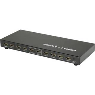 👉 Zwart HDMI-Matrix-splitter SpeaKa Professional 1040390 3D-weergave mogelijk 1920 x 1080 pix 4016138863109