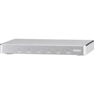 👉 Aluminium HDMI-splitter 4 poorten SpeaKa Professional met behuizing, Ultra HD-geschikt 3840 x 2160 pix 4016139049892