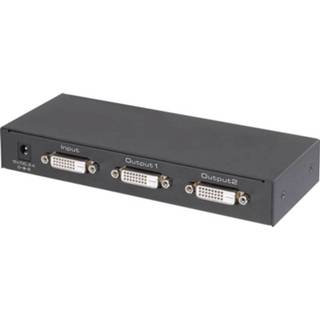 👉 Zwart DVI-splitter 2 poorten Renkforce Ultra HD-geschikt 3840 x 2160 pix 4016139075532