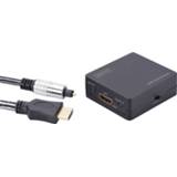👉 Digitus Audio Extractor DS-40132 [HDMI - HDMI, Toslink, Jackplug] 3840 x 2160 pix 4016032374084
