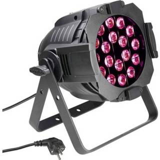 👉 Zwart LED PAR-schijnwerper Cameo Studio PAR 64 CAN TRI 3W Aantal LEDs: 18 x 3 W 4049521130649