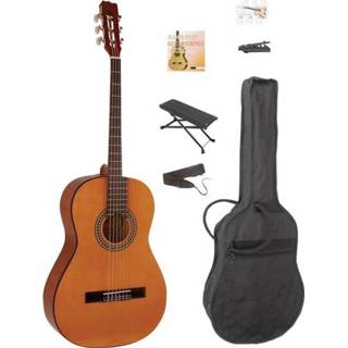 👉 MSA Musikinstrumente C22 Concertgitaarset 4/4 Naturel Incl. tas 4260002961129