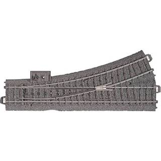 👉 H0 Märklin C-rails (met ballastbed) 24611 Wissel, Links 24.3 ° Met handbediening 188.3 mm 4001883246116