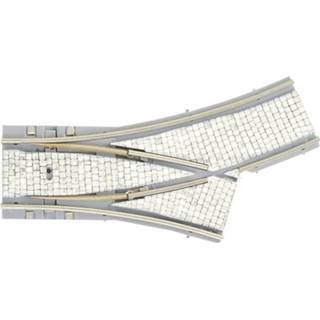 👉 H0 Tillig Luna tramrails 87643 Y-wissel, Links 15 Â°, 20 Â° 204 mm, 250 mm 4012501876431