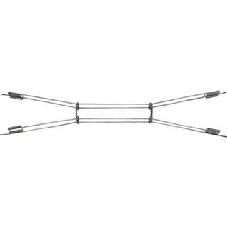 👉 H0 Märklin 070131 Rijdraadkruising C-rails (met ballastbed), K-rails (zonder ballastbed) 140.2 mm 1 stuks 4001883701318