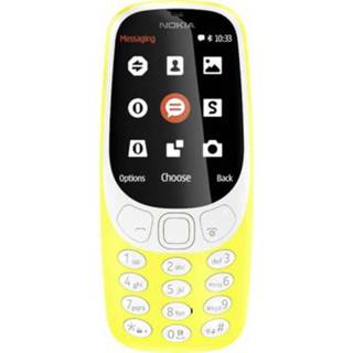 👉 Dual-sim telefoon geel Nokia 3310 6438409600516