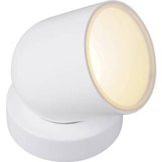 👉 Wit nikkel medium LED-decolamp LED 8.5 W RGB JEDI Lighting Tulp JE720109 Wit, (geborsteld) 5420060413117