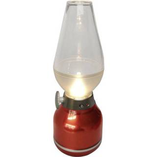 👉 LightMe LM85301 Tafellamp met accu 0.4 W Neutraal wit Rood
