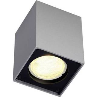 👉 Plafondlamp Hoogvoltage halogeenlamp GU10 35 W Zilver-grijs, Zwart SLV Altra Dice 151514