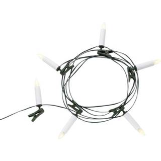 👉 Kerstboomverlichting wit Polarlite LCA-01-003 Binnen werkt op het lichtnet 16 LED Warm-wit Verlichte lengte: 12 m 4897048574046