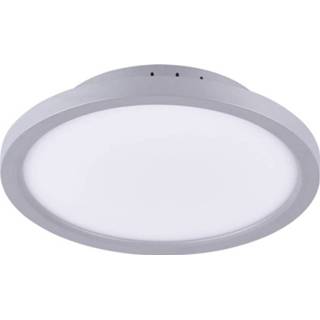 👉 Wit zilver LED-plafondlamp 12 W Warm-wit LeuchtenDirekt Flat 15350-21 4043689944261
