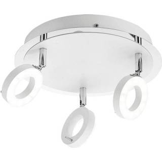 👉 LED-plafondlamp voor badkamer 18 W Warm-wit Paul Neuhaus 6788-16 Sileda Wit