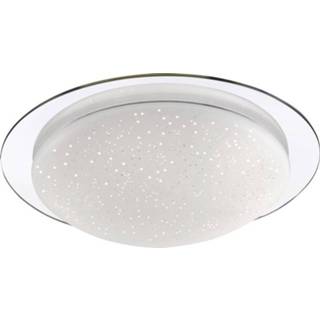 👉 Wit chroom LED-plafondlamp voor badkamer 12 W Warm-wit, Neutraal wit, Daglicht-wit LeuchtenDirekt 14331-17 Skyler Chroom, 4043689930677