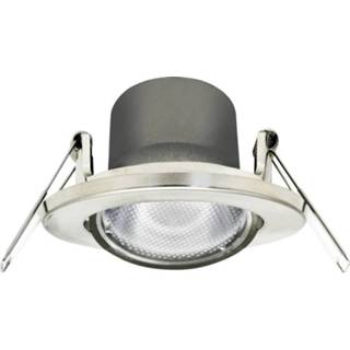 👉 Wit nikkel Megatron Chico MT76724 LED-inbouwlamp 4 W Warm-wit 4020856767243