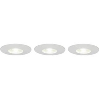 👉 Inbouwlamp wit LED-badkamer 12 W 230 V Neutraal Brilliant Nodus G94681/05 Set van 3 4004353261749