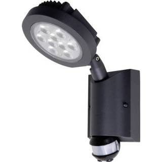 👉 Bewegingsmelder wit antraciet ECO-Light Nevada 6102S-PIR gr LED-buitenschijnwerper met 20 W Koud-wit 4250294303424