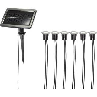 👉 Inbouwlamp wit Solar 6 stuks Koud-wit Polarlite RGB 4053199520664