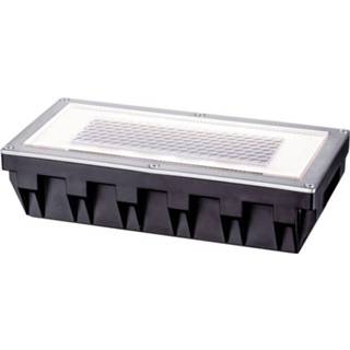 👉 Inbouwlamp wit grijs Paulmann Box 93775 Solar 0.6 W Warm-wit Zilver-grijs 4000870937754