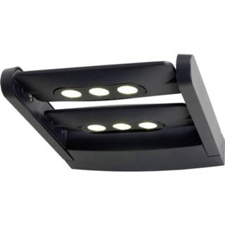 👉 ECO-Light 6144 S2 gr Buiten LED-wandlamp 18 W Energielabel: LED (A++ - E) Antraciet