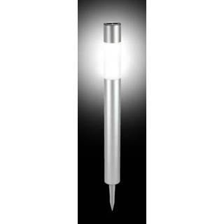 👉 Buitenlamp wit zilver Tuinlamp 0.2 W Koud-wit, Warm-wit Polarlite Basis 70 4053199520619