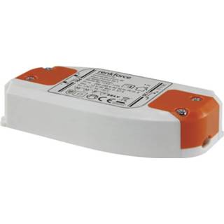 👉 Wit oranje Renkforce LED-driver 0-8 W 12 V DC 667 mA Wit, 4016138919417