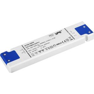 LED-driver Constante spanning Self Electronics SLT20-12VFGS 20 W 0 - 1.67 A 12.0 V/DC Geschikt voor meubels, Niet dimbaar, Overbelastingsbescherming,