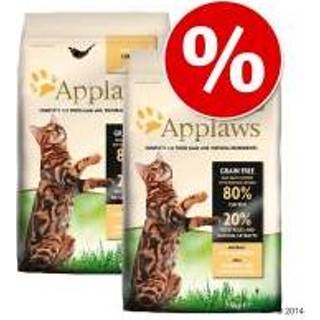 👉 Katten voer probeerpakketten Voordeelpakket Applaws 2 x 6 kg / 7,5 Kattenvoer - Zeevis met Zalm