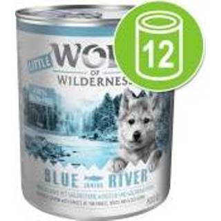 👉 Honden voer blauw Voordeelpakket Little Wolf of Wilderness 12 x 800 g Hondenvoer - Gemengd pakket 4260358513430 4260358513454