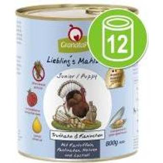 👉 Kalkoen Voordeelpakket GranataPet Lievelingsmaaltijd 12 x 800 g - Lam & Aardappel met Venkel, Kwark Olijfolie 4260165192200 4260165184014 4260165183956 4260165185929 4260165187428